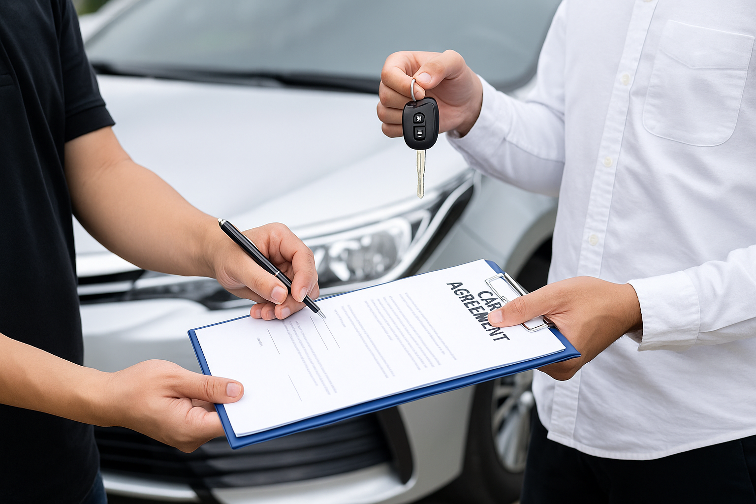 Quy trình giao nhận xe cho thuê chuyên nghiệp từ A đến Z
