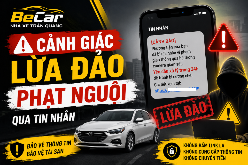 Cảnh Giác Lừa Đảo "Phạt Nguội" Qua Tin Nhắn Thông Báo